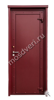 Металлическая дверь красная - купить от производителя Мосдвери Металлическая дверь красная